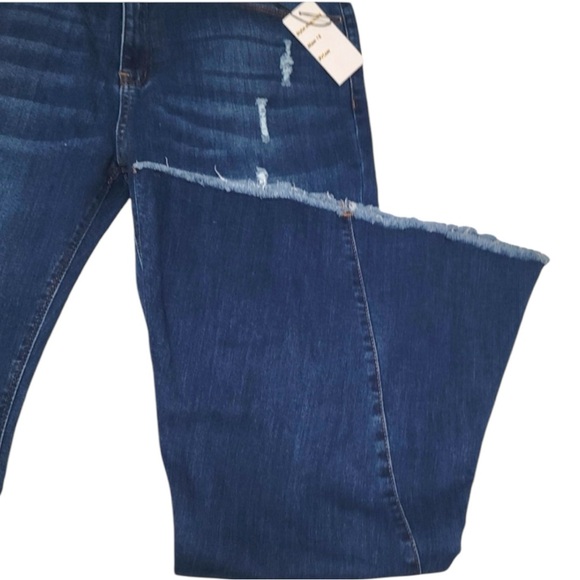 L&B/HomeFolk Plus Size Hitchhiker Mid Rise Flare Bell Bottom Jeans NEW - Picture 11 of 15